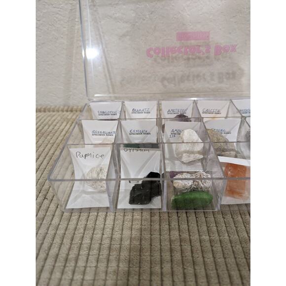 Crystal Stone Collection Quartz Amethyst Pumice Calcite Gypsum Aventurine 18 Lot - Picture 3 of 7